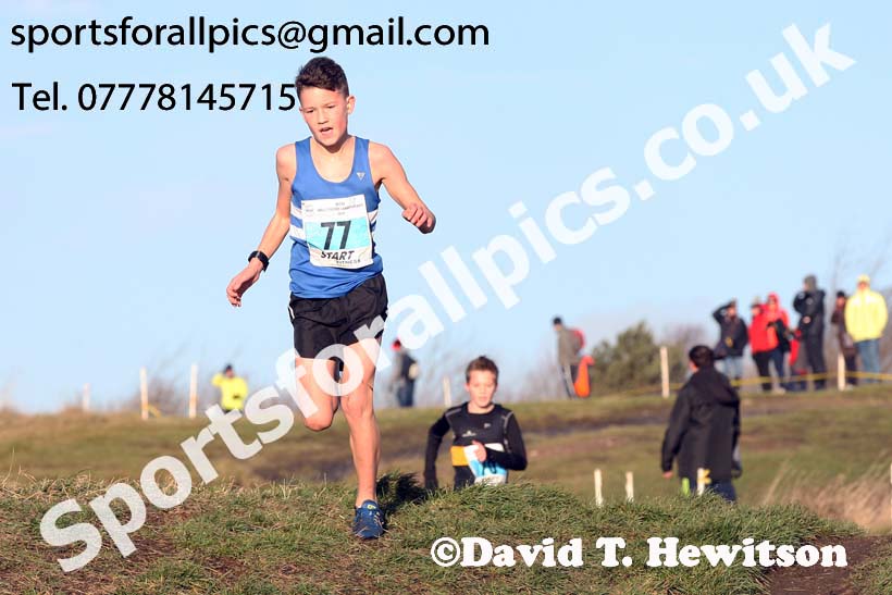 Boys under-13s North Eastern Cross Country, 2018 Northern Cross Country Champs., Wrekenton, Gateshead. Photo:  David T. Hewitson/Sports for All Pics